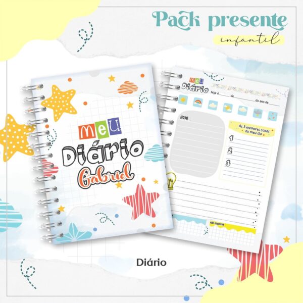 Arquivo Encadernação Agenda Infantil