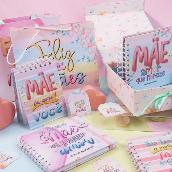 Arquivo Encadernação Mães + Kit Digital Gratidão Devocional