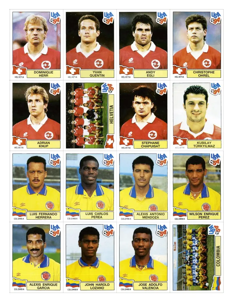 Arquivo PDF Todas Figurinhas Copa Mundo 1994 PDF Download 2 Arquivo PDF Todas Figurinhas Copa Mundo 1994 PDF Download