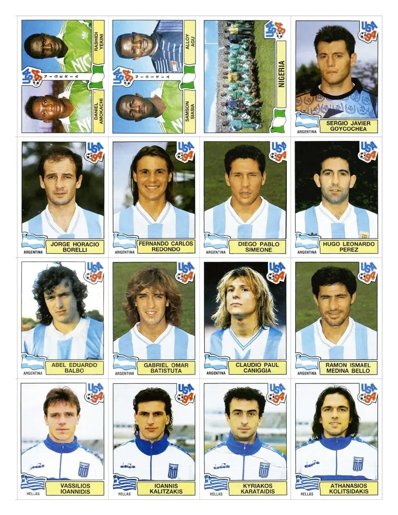 Arquivo PDF Todas Figurinhas Copa Mundo 1994 PDF Download 5 Arquivo PDF Todas Figurinhas Copa Mundo 1994 PDF Download