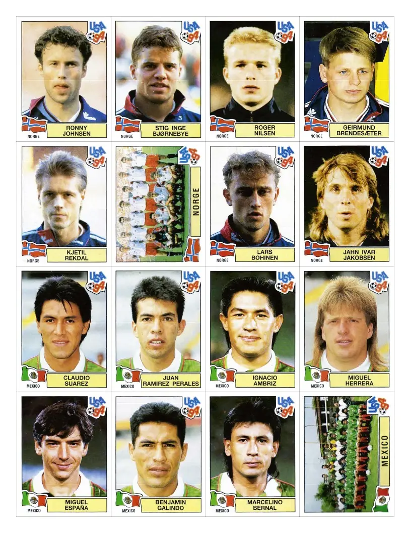Arquivo PDF Todas Figurinhas Copa Mundo 1994 PDF Download 8 Arquivo PDF Todas Figurinhas Copa Mundo 1994 PDF Download