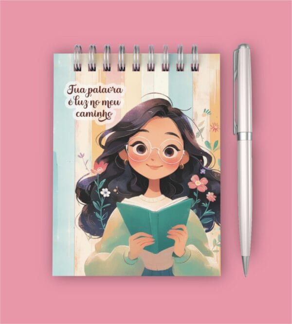 Arquivo Planner e Bloquinhos Devocionais Forte & Corajosa