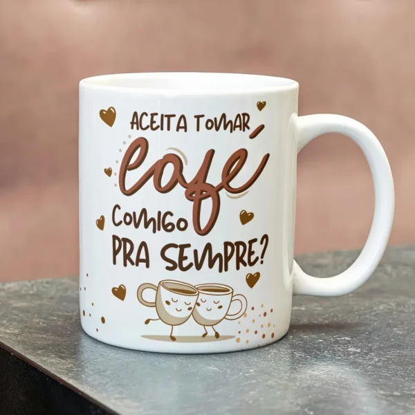 Arquivo Png Cafe Comigo Pra Sempre Para Caneca 2