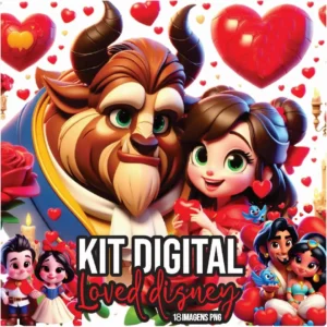 Arquivos de Personagens Disney para Sublimação e Scrapbooking