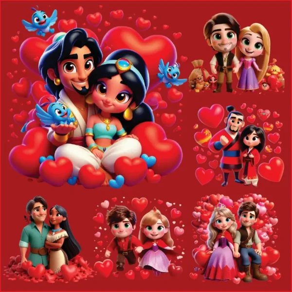 Arquivos de Personagens Disney para Sublimação e Scrapbooking