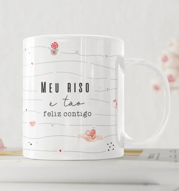 Arquivos Editáveis para Canecas: Amor e Carinho