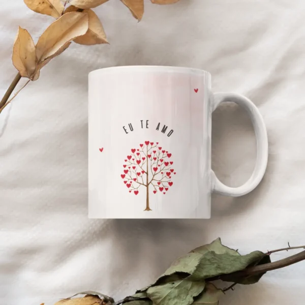 Arquivos Editáveis para Canecas: Amor e Carinho