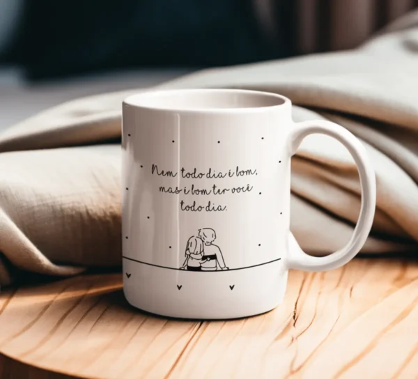 Arquivos Editáveis para Canecas: Amor e Carinho