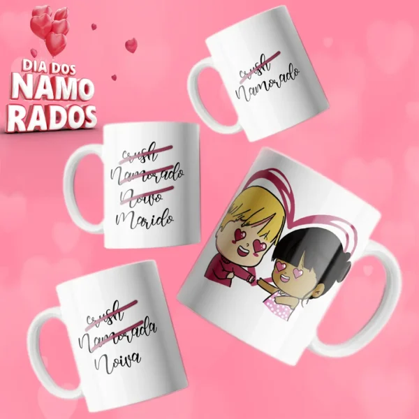 Arquivos em JPG para Canecas do Dia dos Namorados