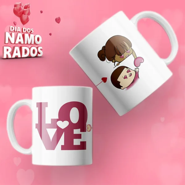 Arquivos em JPG para Canecas do Dia dos Namorados