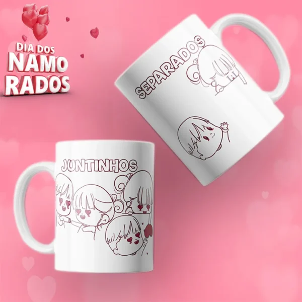 Arquivos em JPG para Canecas do Dia dos Namorados