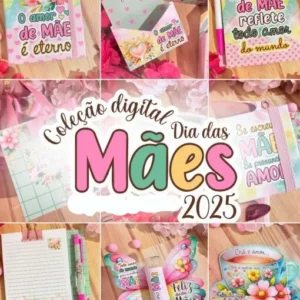Arquivos PDF para Personalizar Presentes de Mães