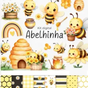 Arquivos Png Abelhinhas Para Projetos De Papercraft E Scrapbook