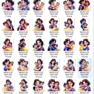 Arquivos PNG Branca de Neve Especial Dia das Mães