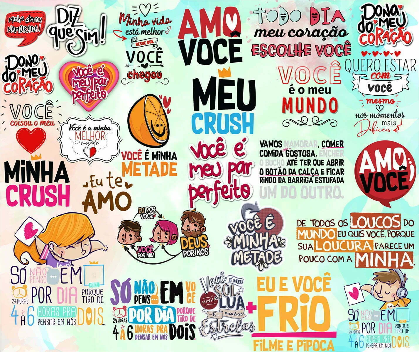 Arquivos Png Frases Dia dos Namorados Amor Png Ilustrações 2 Arquivos Png Frases Dia dos Namorados Amor Png Ilustrações