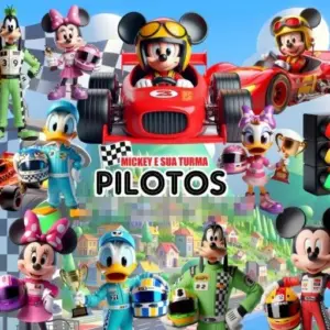 Arquivos Png Mickey Piloto Para Scrapbooking E Cartonagem