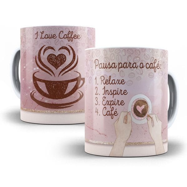 Arquivos Sublimação Caneca Café 14 Arquivos Em Corel Cdr