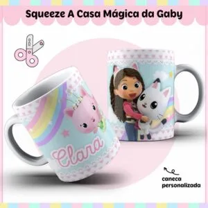 Arte Caneca a Casa Mágica da Gabby - Arquivo Digital