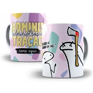 Arte Caneca Administração Flork Profissões Sublimação 20 Arte Caneca Administração Flork Profissões Sublimação