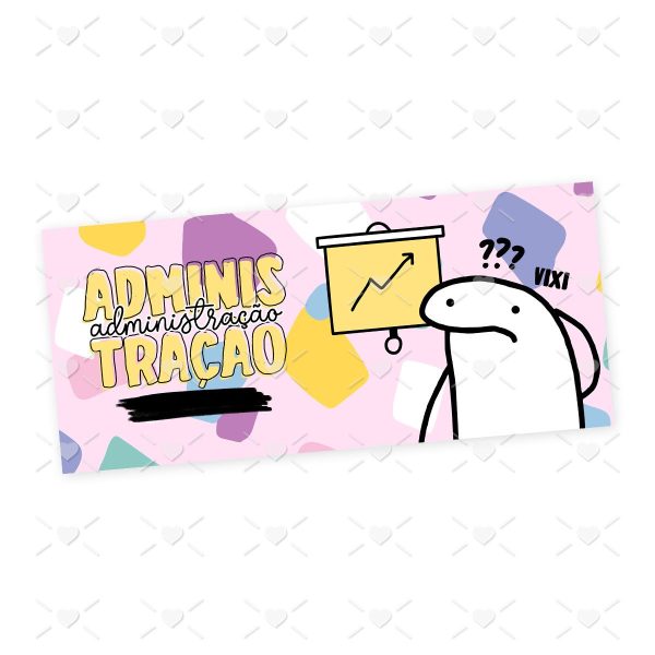 Arte Caneca Administração Flork Profissões Sublimação Jpg