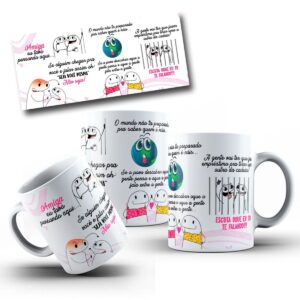 arte caneca amiga presas arquivo digital amizade