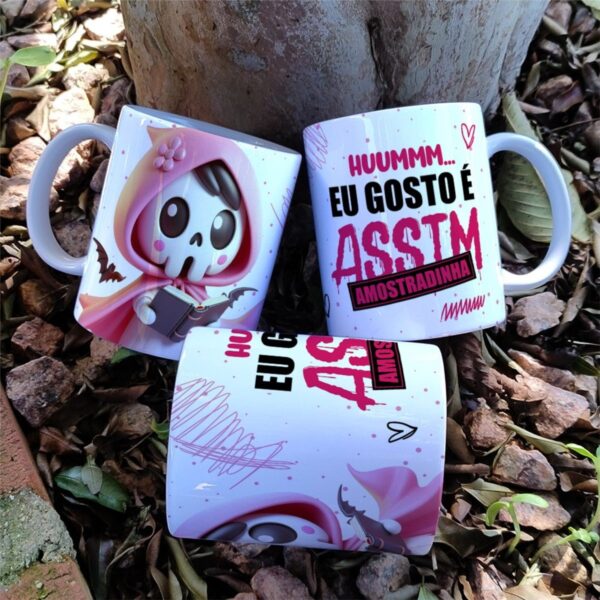 Arte Caneca Amostradinho Rosa - Jpg, Corel, pdf
