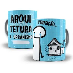 Arte Caneca Arquitetura Flork Profissões Sublimação Jpg
