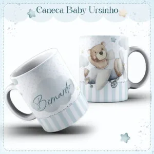 Arte Caneca Baby Urso - Arquivo Digital 36 Arte Caneca Baby Urso - Arquivo Digital