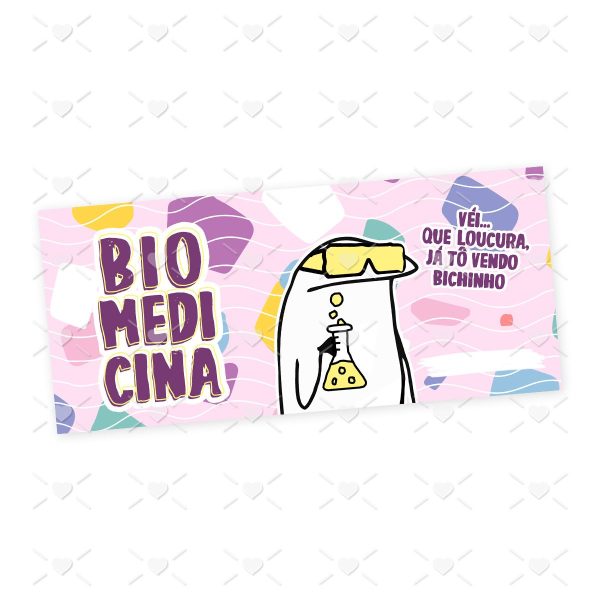 Arte Caneca Biomedicina Flork Profissões Sublimação Jpg