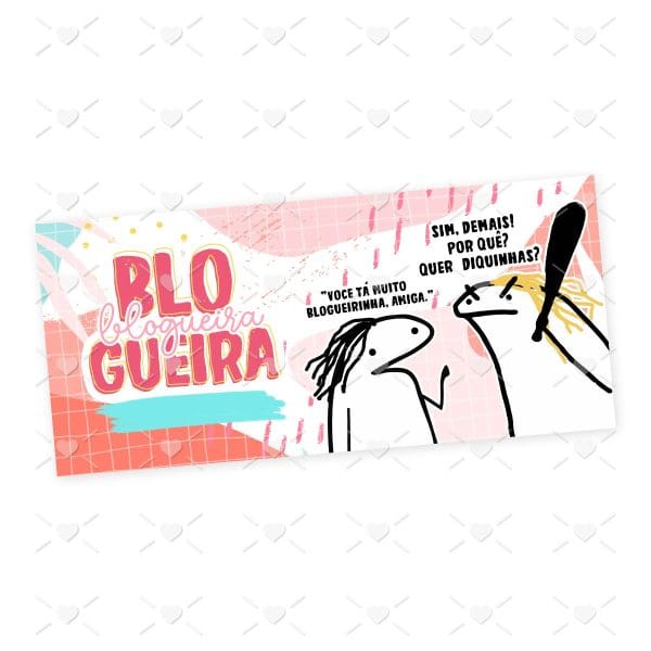 Arte Caneca Blogueira Flork Profissões Sublimação Jpg