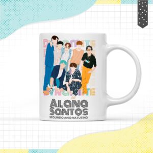 Arte Caneca BTS - Arquivo Digital