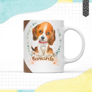 arte caneca cachorrinho arquivo digital papel e scrapbook