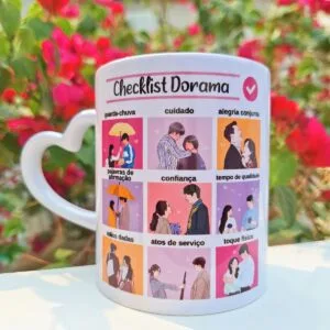Arte Caneca Checklist Doramas - Arquivo Digital 14 Arte Caneca Checklist Doramas - Arquivo Digital