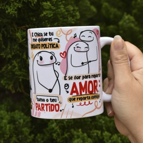 Arte Caneca Chico Se Tu Me Quiseres Luiza Sonza Sublimação