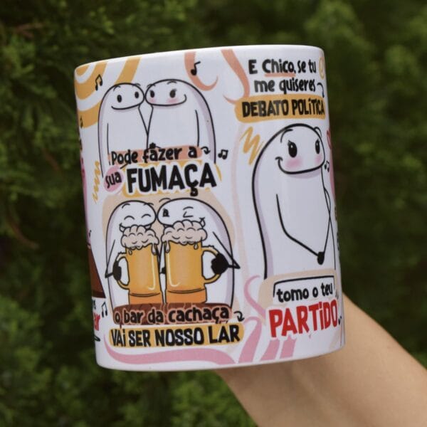 Arte Caneca Chico Se Tu Me Quiseres Luiza Sonza Sublimação