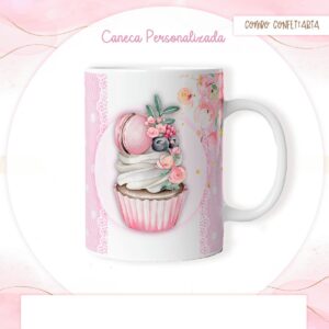 arte caneca confeitaria 3 arquivo digital papel e scrapbook