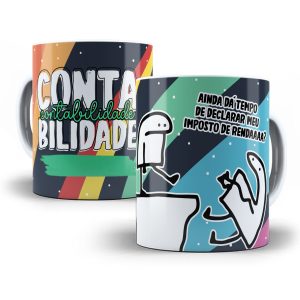 Arte Caneca Contabilidade Flork Profissões Sublimação Jpg