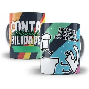 Arte Caneca Contabilidade Flork Profissões Sublimação Jpg