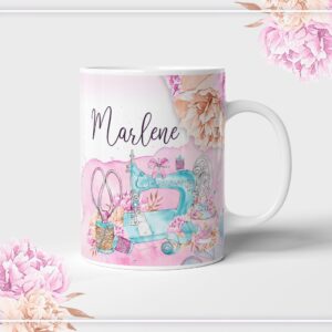 Arte Caneca Costureira - Arquivo Digital