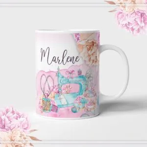 Arte Caneca Costureira - Arquivo Digital 10 Arte Caneca Costureira - Arquivo Digital