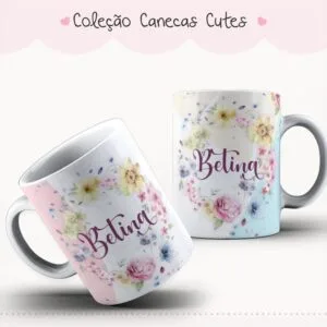 Arte Caneca Cute 12 - Arquivo Digital