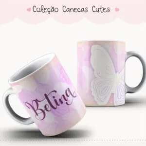 Arte Caneca Cute 3 - Arquivo Digital