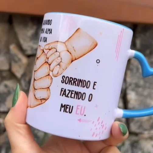 Arte Caneca Dia dos Pais Música De Todo O Amor Que Eu Tenho