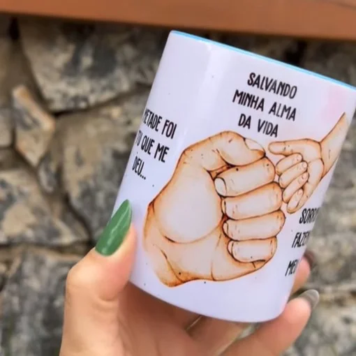 Arte Caneca Dia dos Pais Música De Todo O Amor Que Eu Tenho