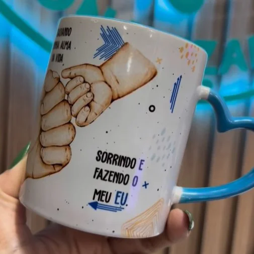Arte Caneca Dia dos Pais Música De Todo O Amor Que Eu Tenho