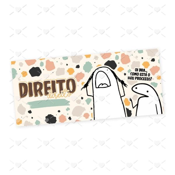 Arte Caneca Direito Flork Profissões Sublimação Jpg