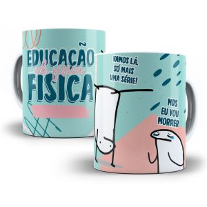 Arte Caneca Educação Física Flork Profissões Sublimação Jpg