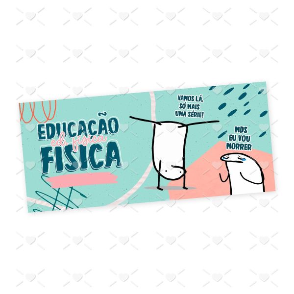 Arte Caneca Educação Física Flork Profissões Sublimação Jpg