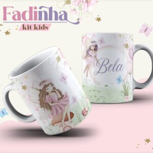arte caneca fadinhas arquivo digital arte caneca fadinhas arquivo digital