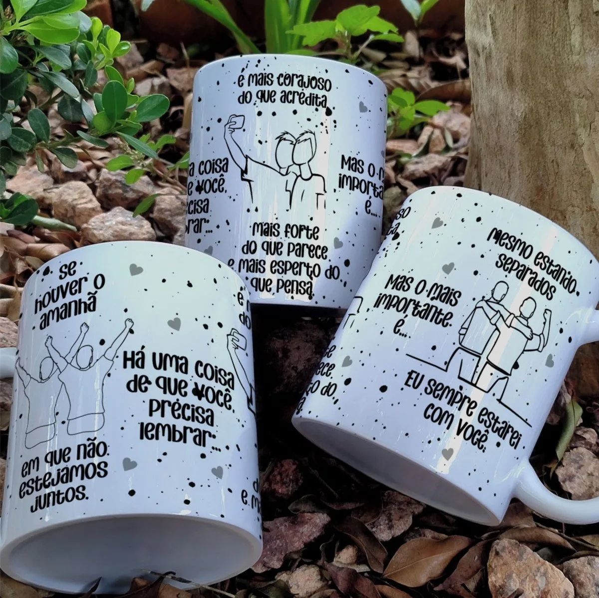 Arte Caneca Filhos se Houver Amanha Meninos - Png e Corel